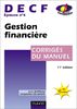 DECF N° 4 Gestion financière. Corrigés du manuel, 11ème édition (Expert Sup)