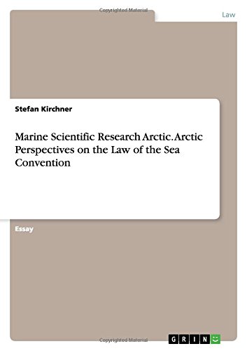 Marine Scientific Research Arctic. Arctic Perspectives on the Law of the Sea Convention