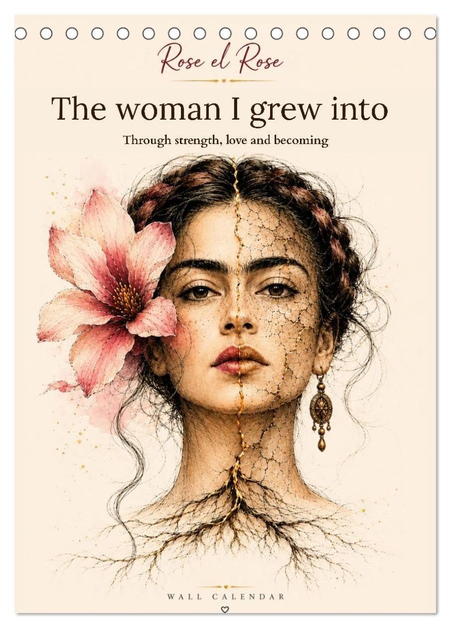 The woman I grew into through strength, love and becoming (Desk Calendar 2027 DIN A5 portrait), CALVENDO 12 Month DeskCalendar