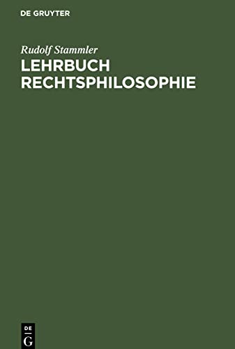 Lehrbuch Rechtsphilosophie