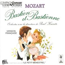 Mozart　Bastien＆Bastienne / Paul Kuentz Mozart,Bastien et Bastienne [C von Paul Kuentz - Audio CD