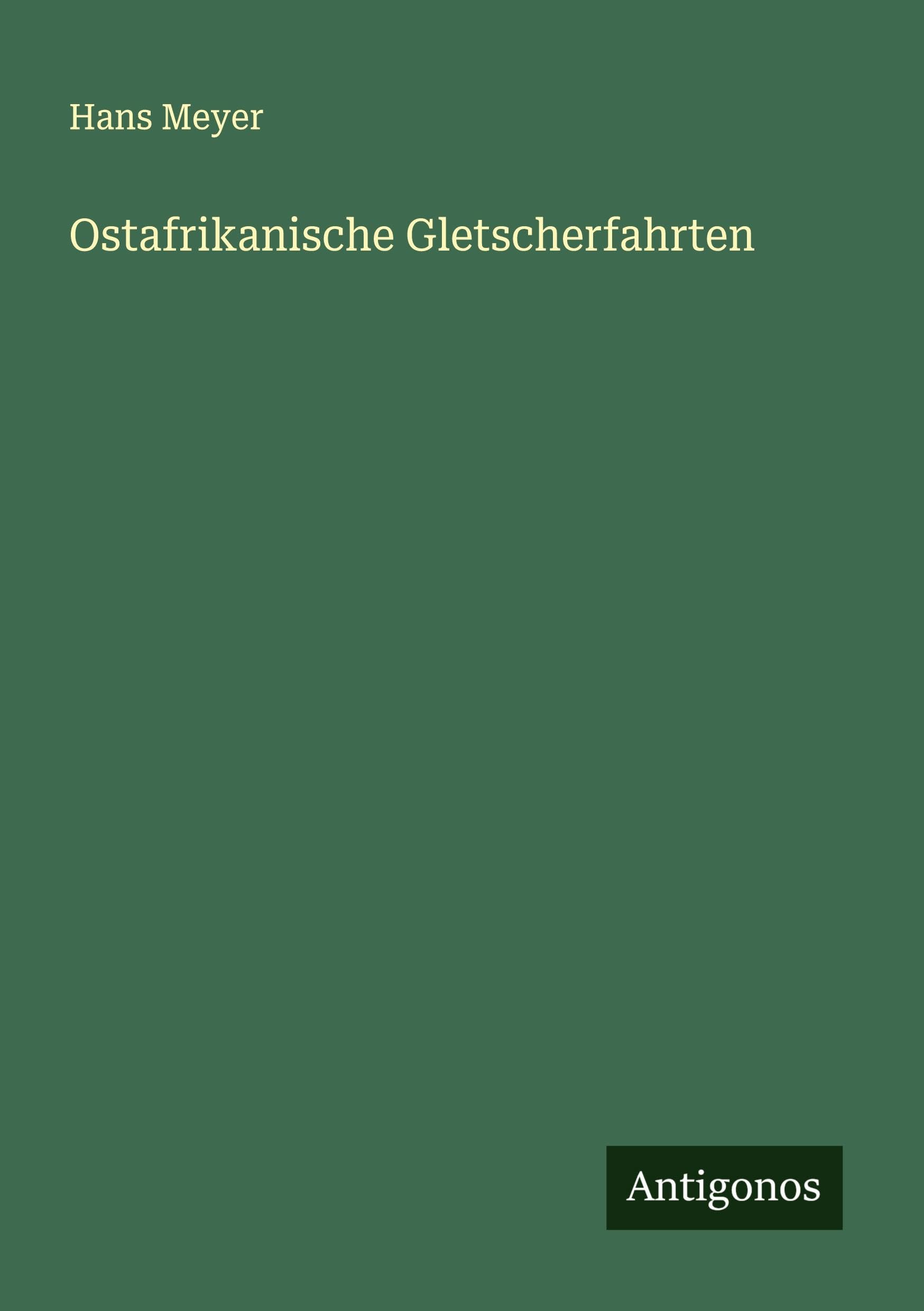 Ostafrikanische Gletscherfahrten
