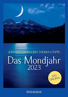 Das Mondjahr 2023: s/w-Taschenkalender - Das Original