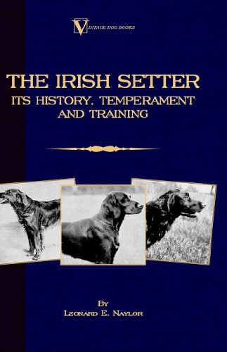 The Irish Setter: Its History, Temperament and Training (Vintage Dog Books Breed Classic)