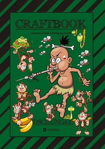 CRAFTBOOK - 150 SEITEN SPECIAL EDITION - TOLLE MOTIVE - BONUS SPIEL - MONKEY JUMP - RÄTSEL - AMAZONAS REGENWALD: DSCHUNGEL (Das kann ich!: SCHLAUHASE)