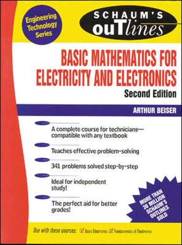 Arthur Beiser Schaum's Outline Of Basic Mathematics For Electricity And Electronics (Schaum's Outlines)