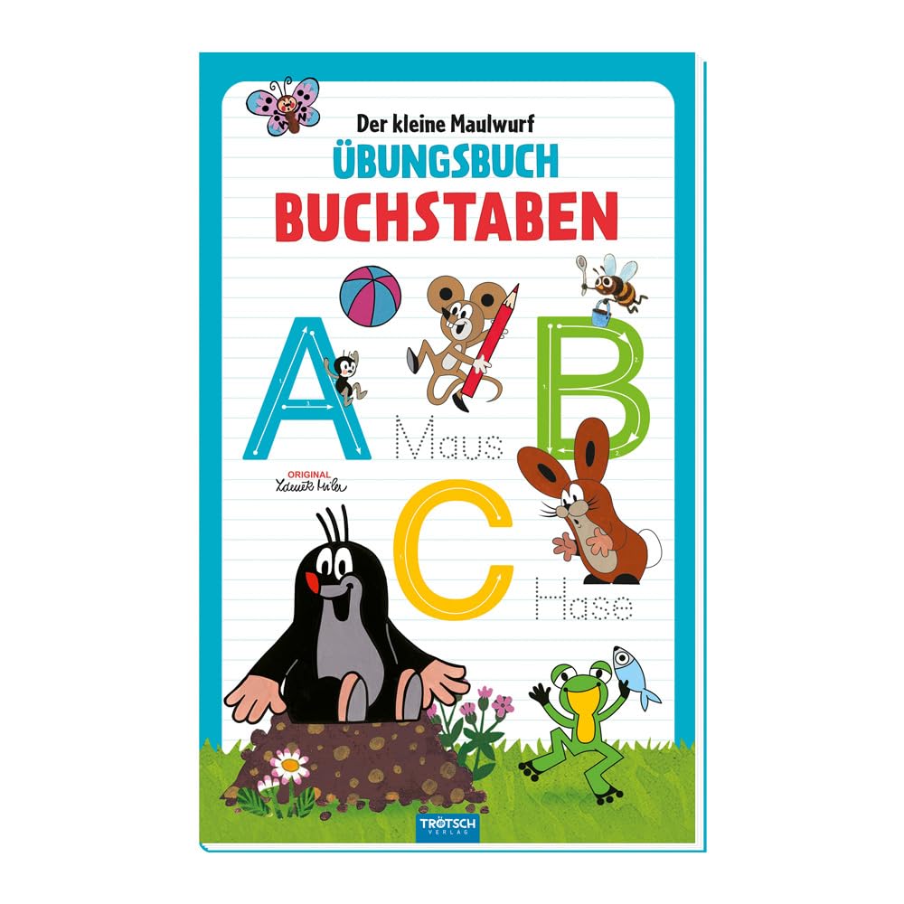 Trötsch Der kleine Maulwurf Übungsbuch Buchstaben: Übungsbuch Lernheft Vorschule Grundschule