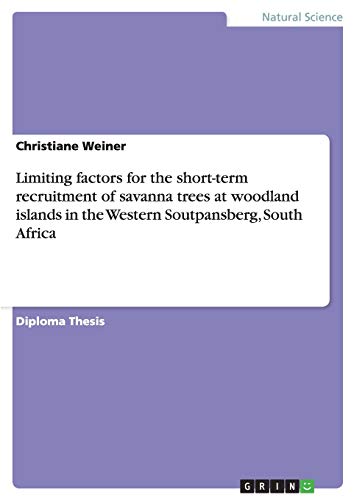 Limiting factors for the short-term recruitment of savanna trees at woodland islands in the Western Soutpansberg, South Africa
