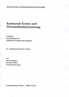 Kommunale Kosten- und Wirtschaftlichkeitsrechnung: (Keine Auslieferung über den Buchhandel)