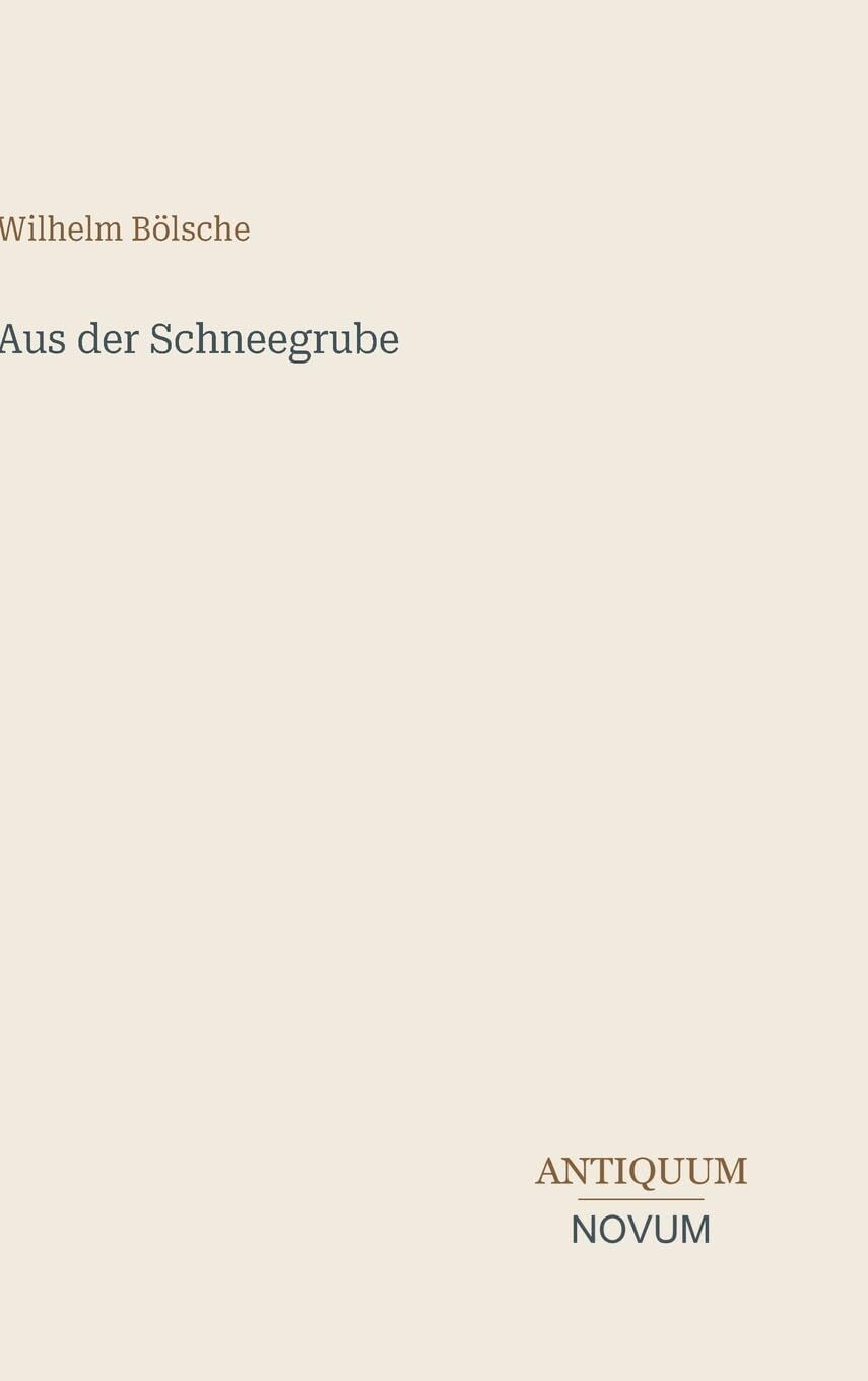 Aus der Schneegrube