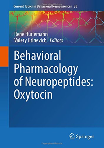 Behavioral Pharmacology of Neuropeptides: Oxytocin (Current Topics in Behavioral Neurosciences, Band 35)