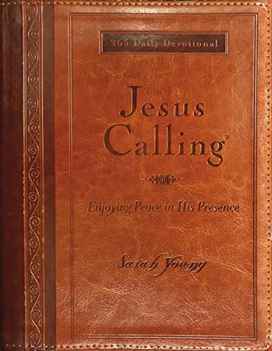 Jesus Calling (Large Print Leathersoft): Enjoying Peace in His Presence (with Full Scriptures) (Jesus Calling(r))