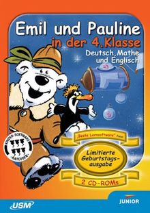 Geburtstagsausgabe: Emil und Pauline in der 4. Klasse. Deutsch, Mathe und Englisch (2 CD-ROM)