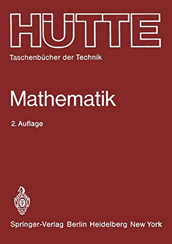 Mathematik (Hütte - Taschenbücher der Technik) (German Edition)