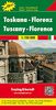 Freytag Berndt Autokarten, Toskana - Florenz, Top 10 Tips - Maßstab 1:150.000 (Road and Leisure Time Map)