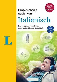 Langenscheidt Audio-Kurs Italienisch - Audio-CDs mit Begleitheft: Der Sprachkurs zum Hören mit 4 Audio-CDs und Begleitheft | Buch | Zustand gut
