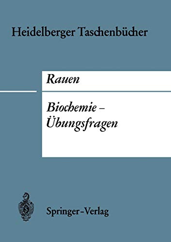 Biochemie-Übungsfragen (Heidelberger Taschenbücher) (German Edition) (Heidelberger Taschenbücher, 53, Band 53)