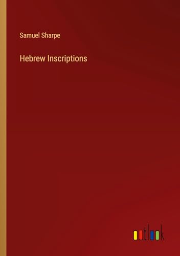 Hebrew Inscriptions