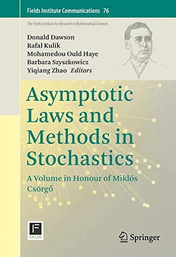 Asymptotic Laws and Methods in Stochastics: A Volume in Honour of Miklós Csörgő (Fields Institute Communications)