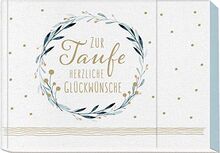 Zur Taufe herzliche Glückwünsche (Geldgeschenkbücher)