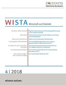 WISTA 4/2018: Wirtschaft und Statistik
