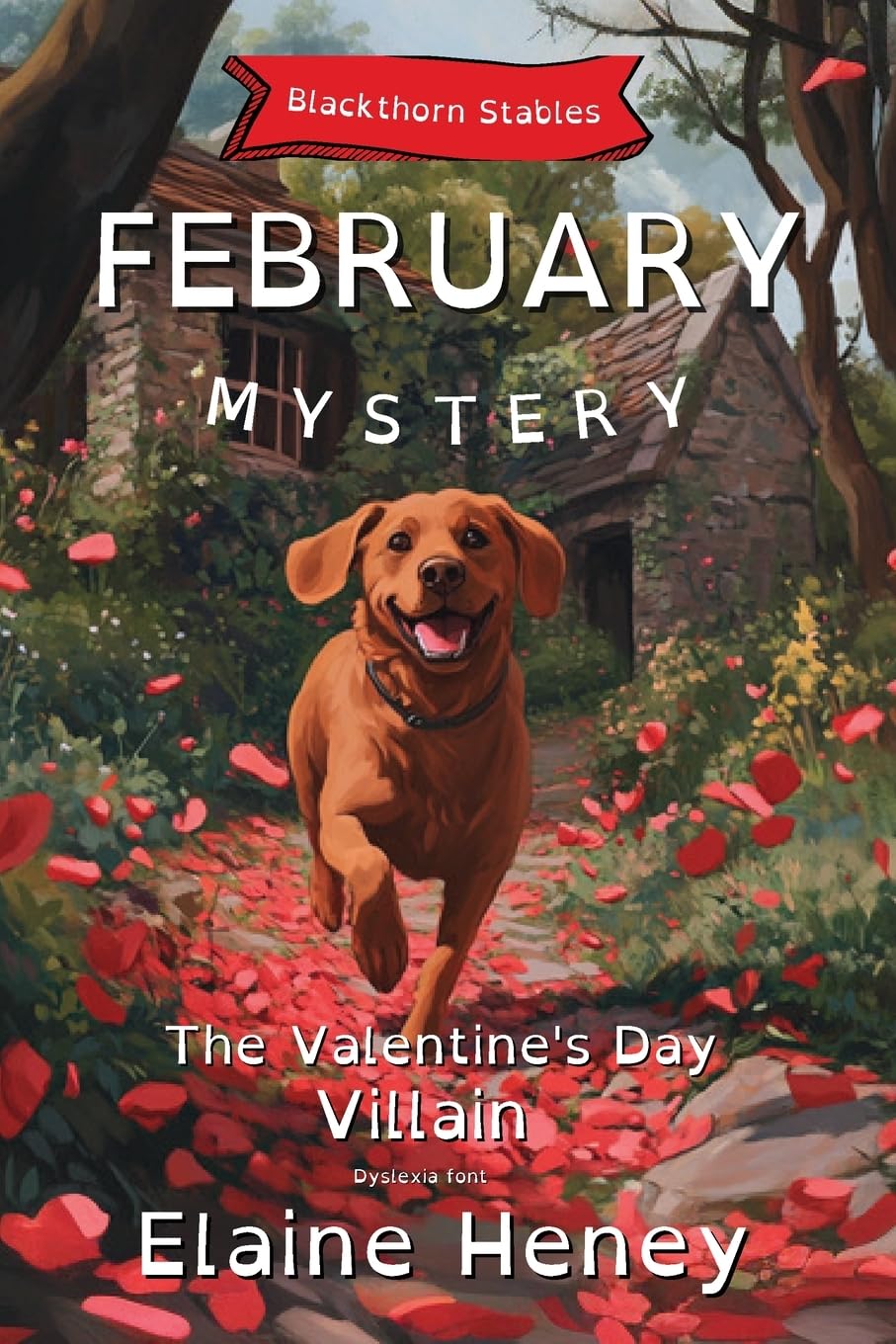 The Valentine's Day Villain | Blackthorn Stables February Mystery - Dyslexia Font (Blackthorn Stables Dyslexia Reading Books for Kids, Band 12)