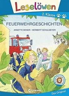 Leselöwen 2. Klasse - Feuerwehrgeschichten: Großbuchstabenausgabe