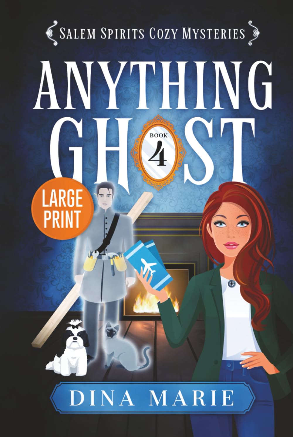 Anything Ghost: Large Print (Salem Spirits Cozy Mysteries - Large Print, Band 4)