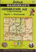 Fritsch Karten, Nr.72, Hersbrucker Alb in der Frankenalb, Pegnitz- und Hirschbachtal: Pegnitz- und Hirschbachtal. Mit touristischen Hinweisen auf der ... Wanderparkplätzen und Langlaufloipen