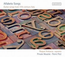 Alfabeto Songs - Guitar Songs from 17th-century Italy
