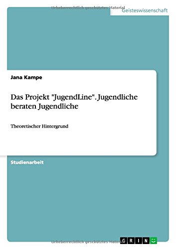 Das Projekt JugendLine. Jugendliche beraten Jugendliche: Theoretischer Hintergrund