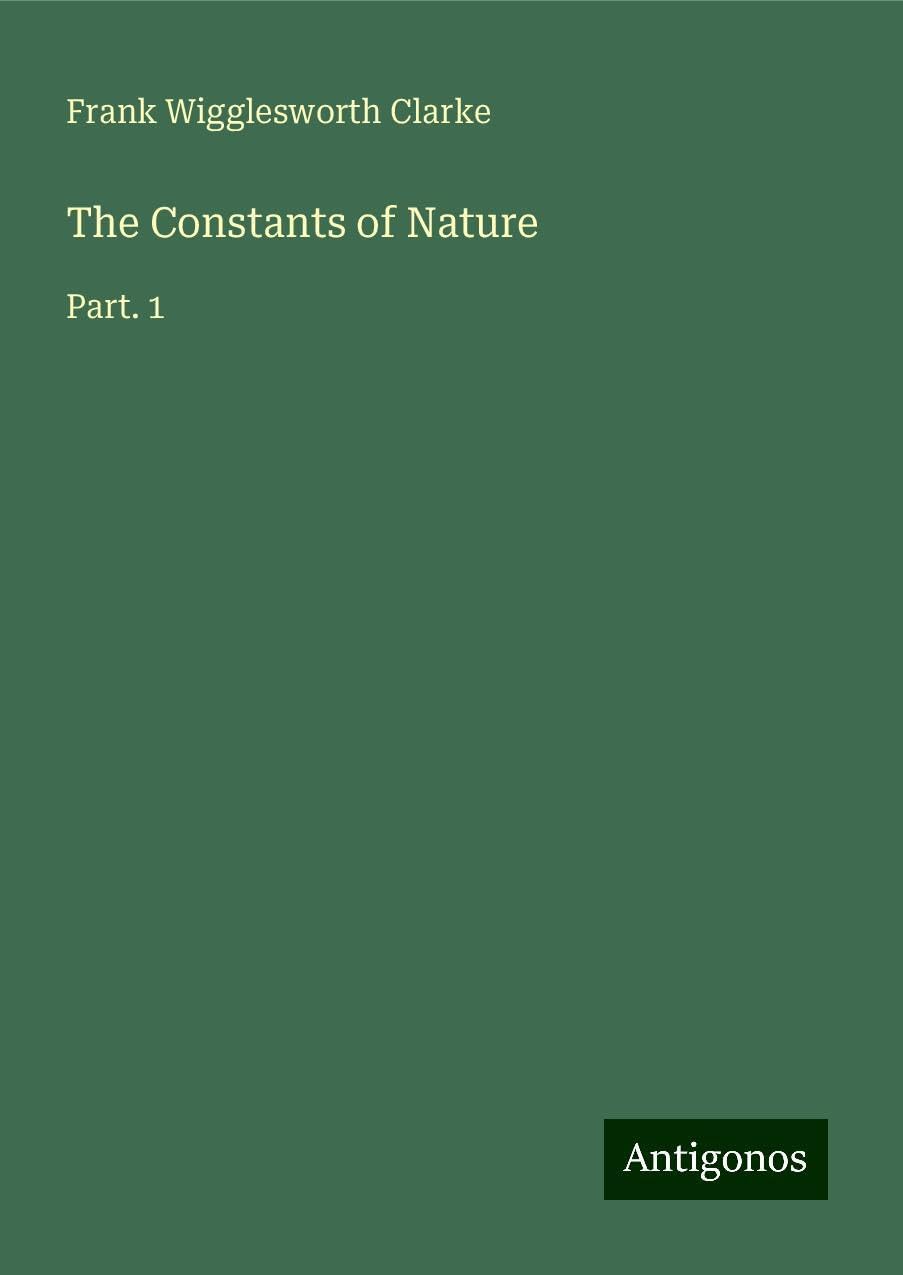 The Constants of Nature: Part. 1
