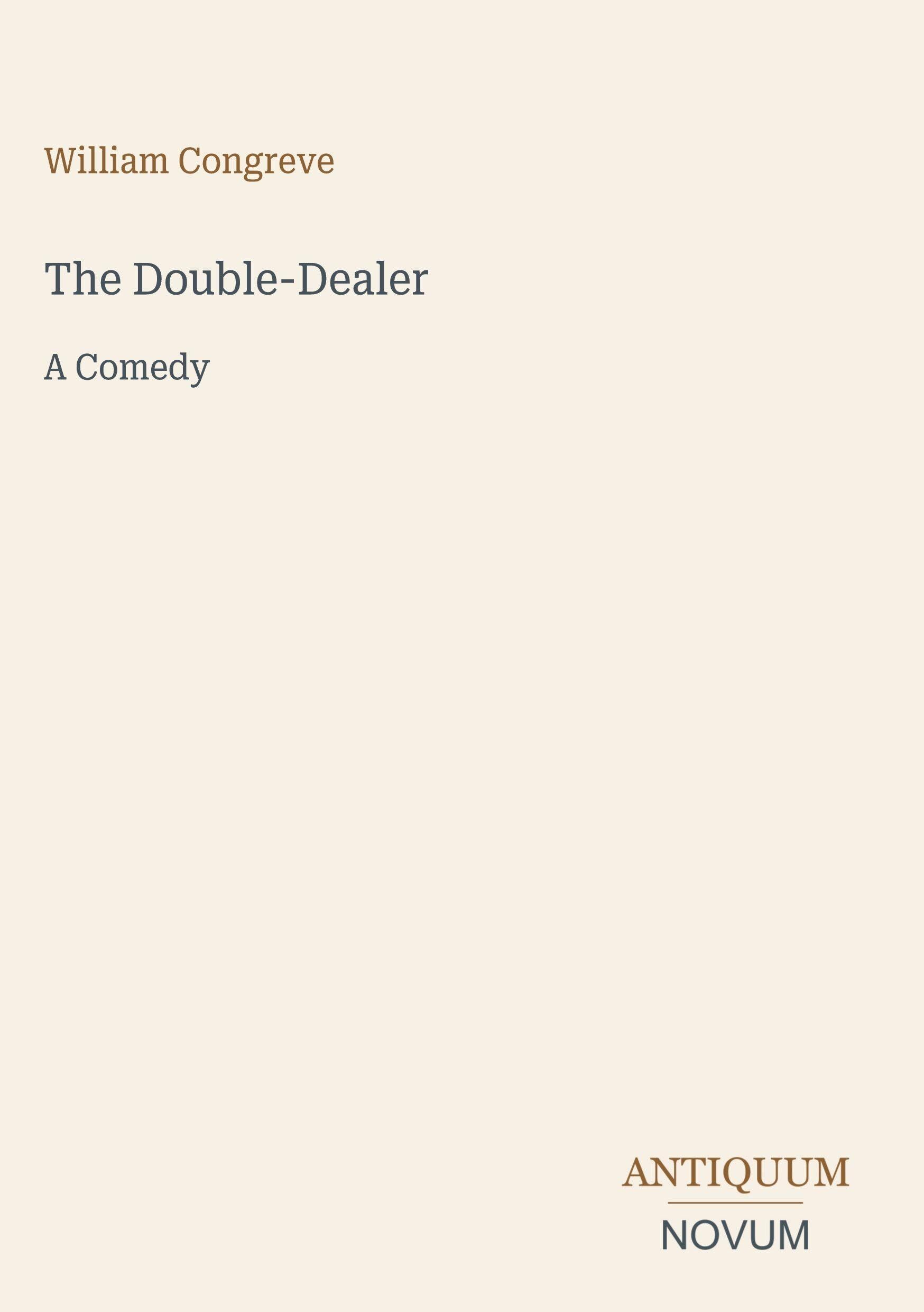 The Double-Dealer