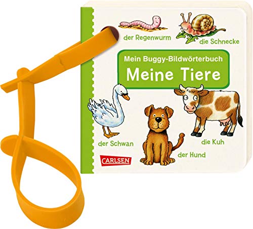 Mein Buggy-Bildwörterbuch   Buggy-Bücher Mein Buggy-Bildwörterbuch Meine Tiere - Lucia Fischer Pappband