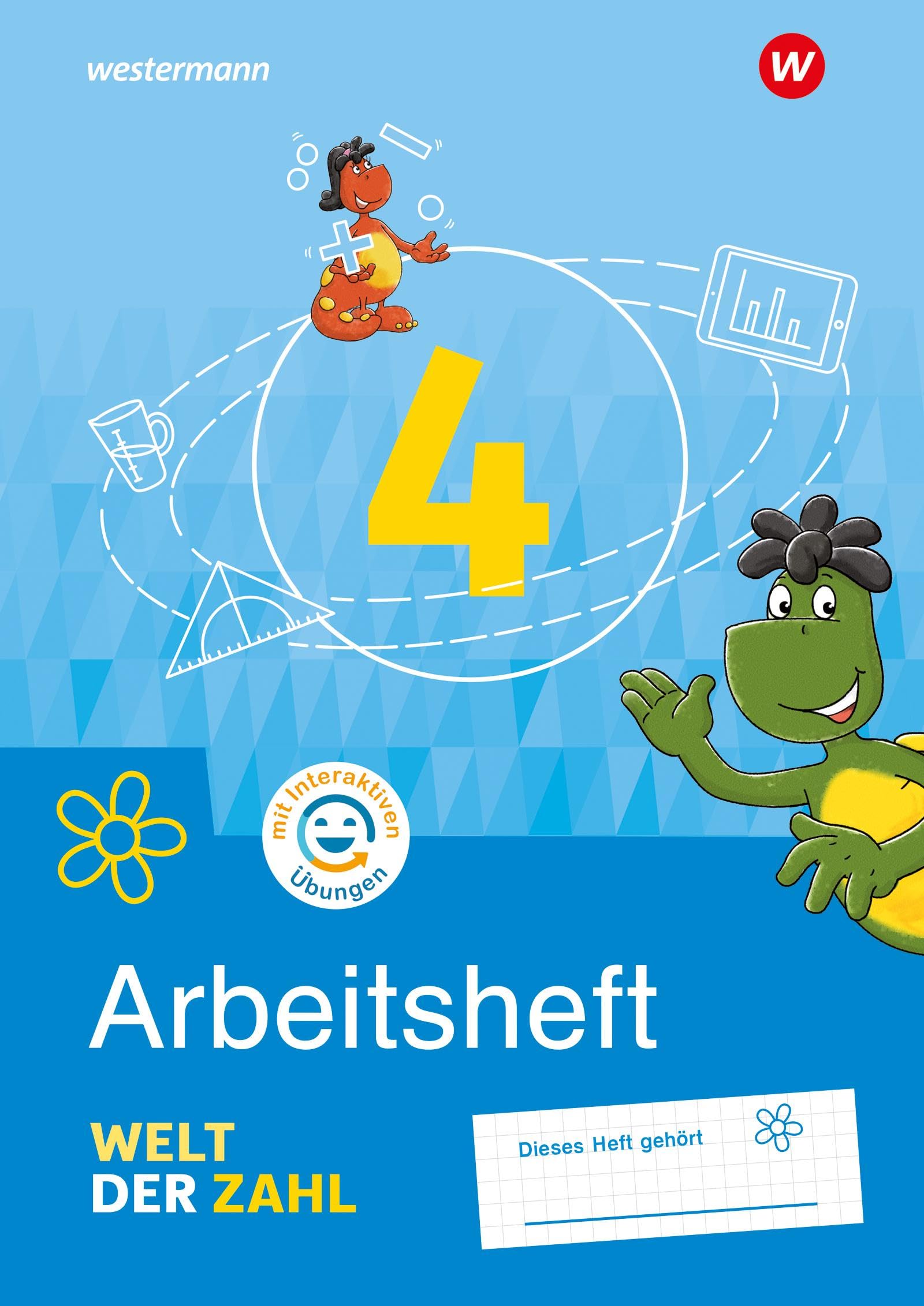 Welt der Zahl - Allgemeine Ausgabe 2021: Arbeitsheft 4 mit Interaktiven