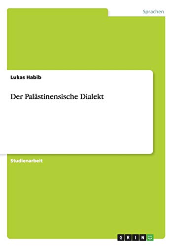 Der Palästinensische Dialekt