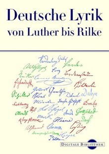 Digitale Bibliothek 75: Deutsche Lyrik von Luther bis Rilke