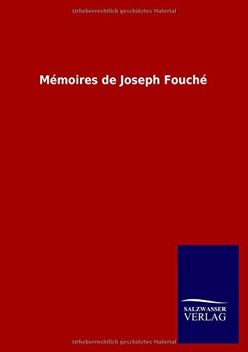 Mémoires de Joseph Fouché