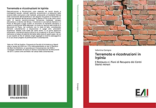 Terremoto e ricostruzioni in Irpinia: Il Restauro e i Piani di Recupero dei Centri Storici minori