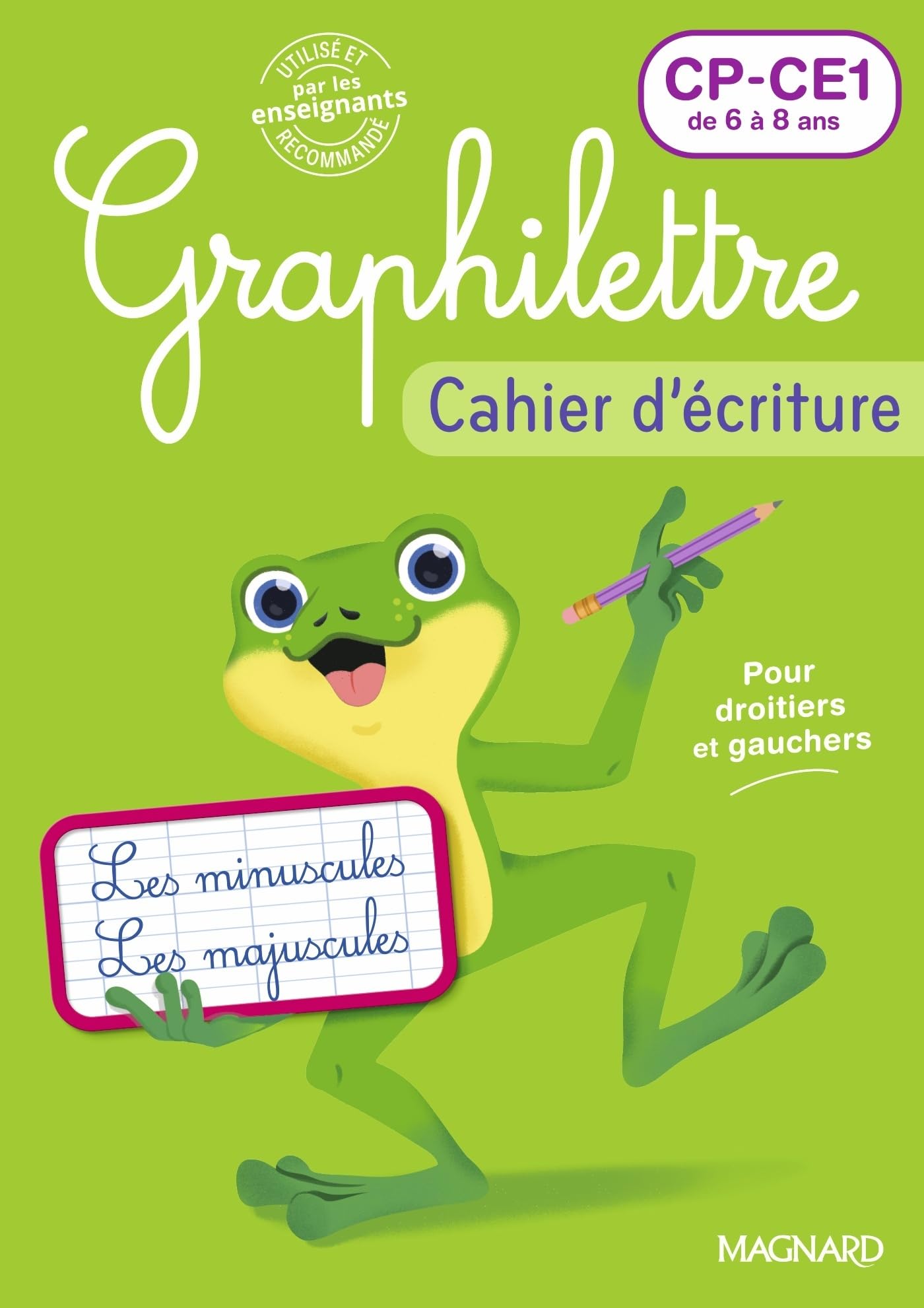 Graphilettre CP, CE1 de 6 à 8 ans : les minuscules, les majuscules ...