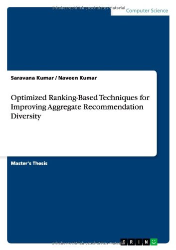 Optimized Ranking-Based Techniques for Improving Aggregate Recommendation Diversity: Magisterarbeit