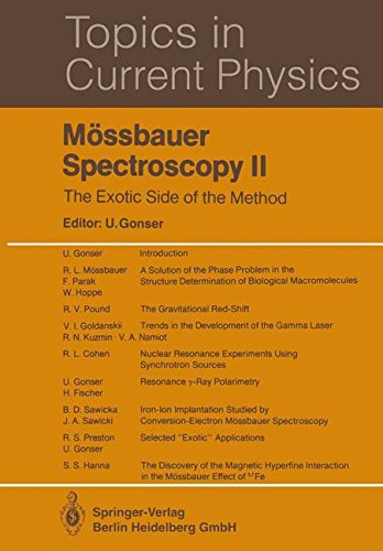 Mössbauer Spectroscopy Ii (Topics in Current Physics)