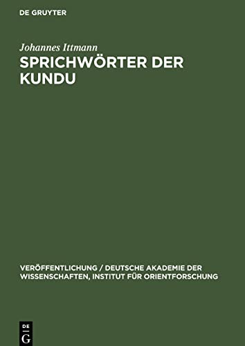 Sprichwörter der Kundu: (Kamerun)