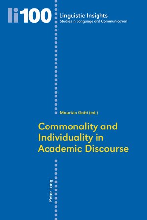 Commonality and Individuality in Academic Discourse (Linguistic Insights)