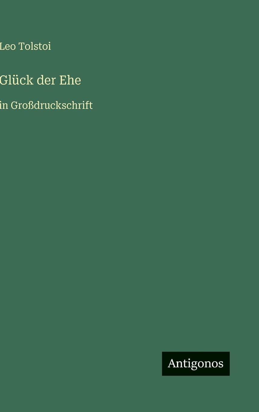 Glück der Ehe: in Großdruckschrift