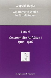 Gesammelte Werke in Einzelbänden: Gesammelte Aufsätze I - 1901-1916