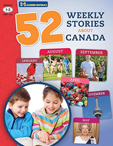 52 Weekly Nonfiction Stories About Canada Grades 1-2 (52 Weekly Non Fiction Reading)