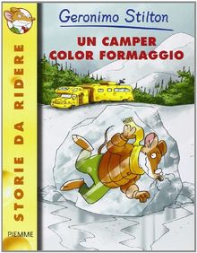 Un camper color formaggio
