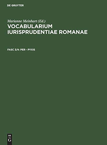 per - pyxis (Vocabularium iurisprudentiae Romanae. N - Q. N - P)