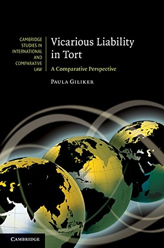 Vicarious Liability in Tort: A Comparative Perspective (Cambridge Studies in International and Comparative Law, Band 69)